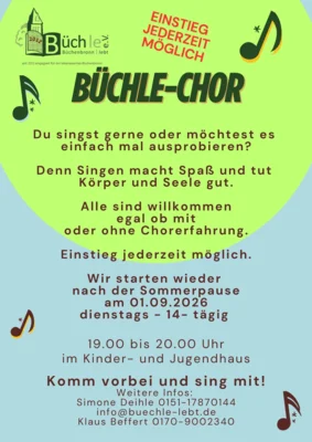 Büchle Chor (Bild vergr&ouml;&szlig;ern)