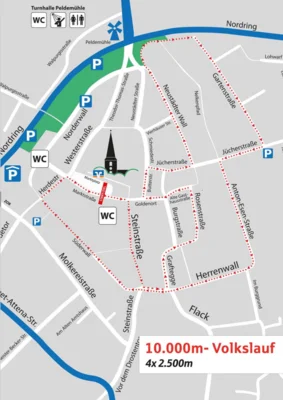 Verkehrsinformation & Anmeldung 6. Volksbanklauf (Bild vergr&ouml;&szlig;ern)
