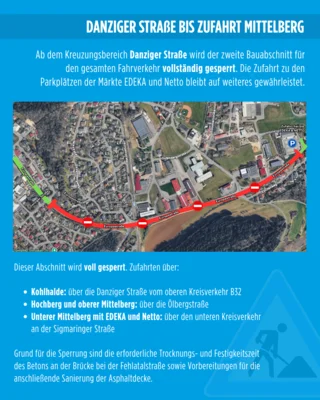 Bauarbeiten Europastraße - aktueller Stand & weitere Bauabschnitte