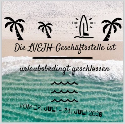 Schließung der LVEJH-Geschäftsstelle