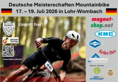 Bayerns Mountainbiker überzeugen bei den Deutschen Meisterschaften in Wombach (Bild vergr&ouml;&szlig;ern)