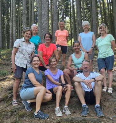 Zur gemeinsamen Radltour hatten sich die Turner des FCR bei schönstem Wetter getroffen (Bildnachweis: SH) (Bild vergr&ouml;&szlig;ern)