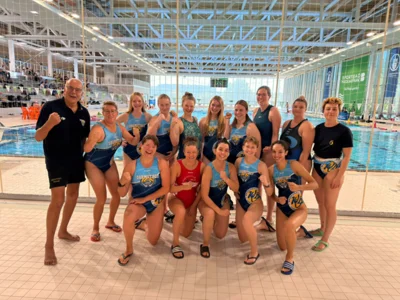 Wasserball: Darmstadts Wasserballfrauen holen das süddeutsche Double! (Bild vergr&ouml;&szlig;ern)