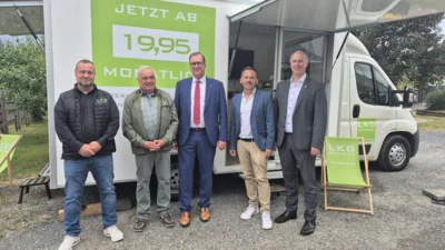 Meldung: Unternehmensbesuch Lausitzer Mediengruppe: Glasfaserpower aus Lauchhammer
