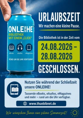 Foto zu Meldung: Urlaubszeit in der Stadt- und Regionalbibliothek