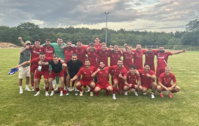 1. MA nach dem 1:0 Sieg in der Reduzierungsrunde des Verbandspokals am 14.07.2026 gegen SpVgg Conweiler-Schwann (Bild vergr&ouml;&szlig;ern)
