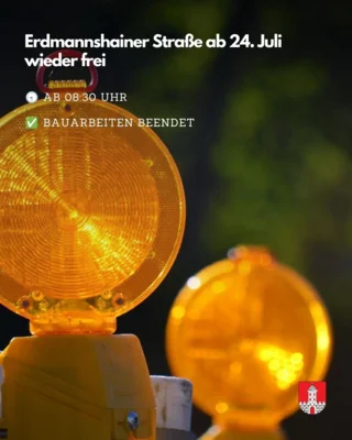 Baustelle Erdmannshainer Straße beendet