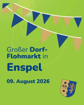 Meldung: Großer Dorf-Flohmarkt am 09. August in Enspel lädt zum Entdecken ein!