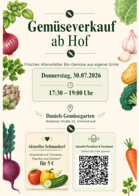 Plakat zum Hofverkauf (Bild vergr&ouml;&szlig;ern)