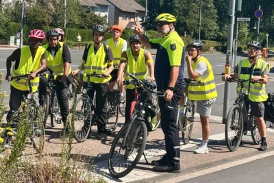 Gemeinsam sicher unterwegs: Fahrrad-AG beendet Projekt mit Abschlusstour
