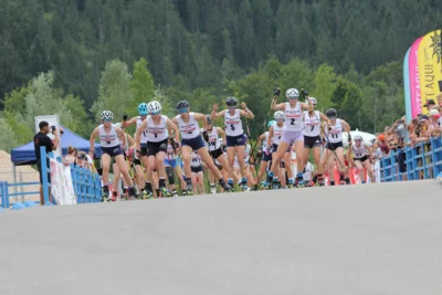 Start 9,1 km Skiroller (Bild vergr&ouml;&szlig;ern)
