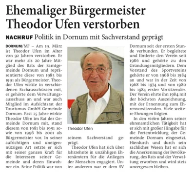 Theo Ufen tot (Bild vergr&ouml;&szlig;ern)