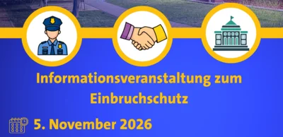 Informationsveranstaltung zum Einbruchschutz