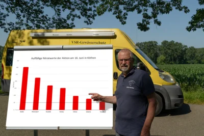 Pressemitteilung vom VSR Gewässerschutz e.V. - Hohe Nitratbelastung in Köthen; Foto Ruben Wiltsch (Bild vergr&ouml;&szlig;ern)