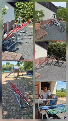 Neue Fahrradständer (Bild vergr&ouml;&szlig;ern)