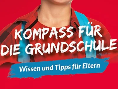 Broschürencover "Grundschulkompass". Der Kompass für die Grundschule vermittelt Wissen und Tipps für Eltern. © Studienkreis (Bild vergr&ouml;&szlig;ern)