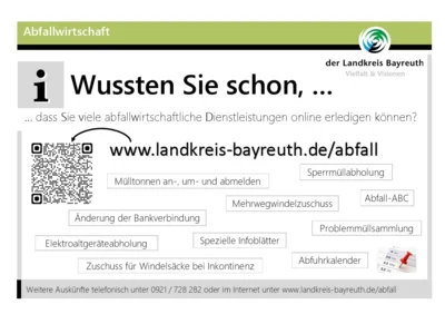 Meldung: Abfallwirtschaft: Viele Services bequem online erledigen