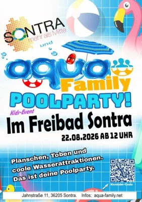 Poolparty in Sontra (Bild vergr&ouml;&szlig;ern)