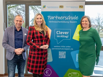 Auszeichnung Partnerschule Verbraucherbildung Bayern (Bild vergr&ouml;&szlig;ern)