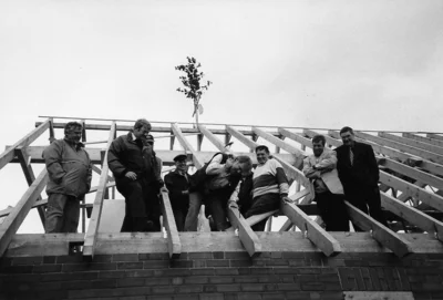 v.l.Walter Hoffmann,Helmut Brust,Heinz Oberfeuer,?,Dieter Kieseling,Manfred Schreiber,Hinrikus Evers (Bild vergr&ouml;&szlig;ern)