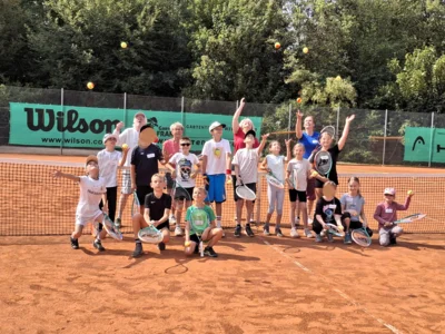 Ferienspiele der Stadt Ortenberg auf unserer Tennisanlage (Bild vergr&ouml;&szlig;ern)