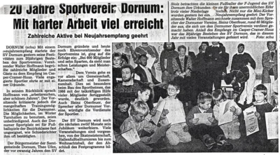 20 Jahre SV Dornum (Bild vergr&ouml;&szlig;ern)