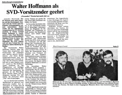 Walter Hoffmann als SVD- Vorsitzender geehrt (Bild vergr&ouml;&szlig;ern)