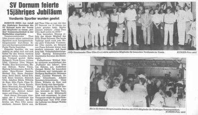 15 Jahre SV Dornum (Bild vergr&ouml;&szlig;ern)