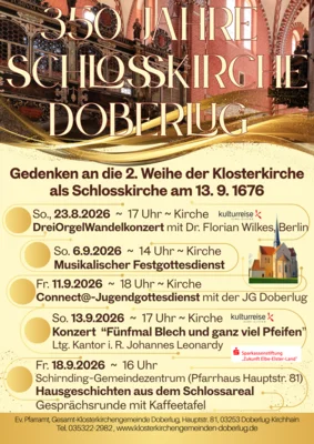 350 Jahre Schlosskirche Doberlug (Bild vergr&ouml;&szlig;ern)