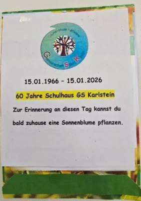 60 Jahre Schulhaus GS Karlstein