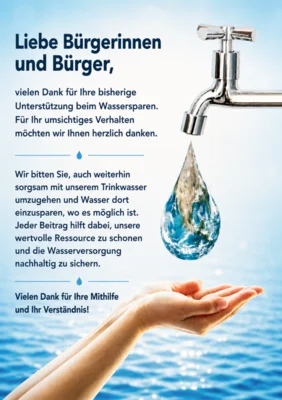 Wasser sparen