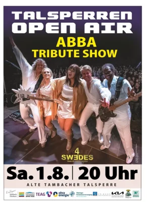 1. August "ABBA Tribute The 4 Swedes" Talsperren Open Air (Bild vergr&ouml;&szlig;ern)
