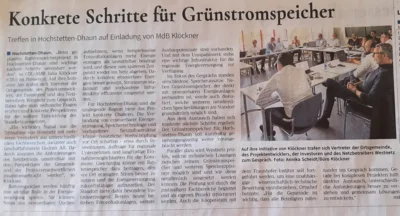 Gesprächsrunde zum Solarstromspeicher (Bild vergr&ouml;&szlig;ern)