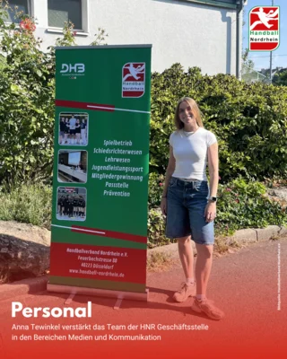 Anna Tewinkel verstärkt das Team der HNR Geschäftsstelle (Bild vergr&ouml;&szlig;ern)
