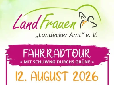 Fahrradtour mit den LandFrauen am 12.08.2026
