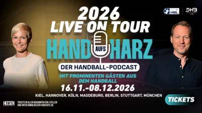 „Hand aufs Harz-Talk“ jetzt als Live-Event auf der Bühne: Moderatoren Anett Sattler und Markus Götz treffen prominente Gäste auf Deutschland-Tour (Bild vergr&ouml;&szlig;ern)
