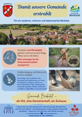 Für ein sauberes Berkatal