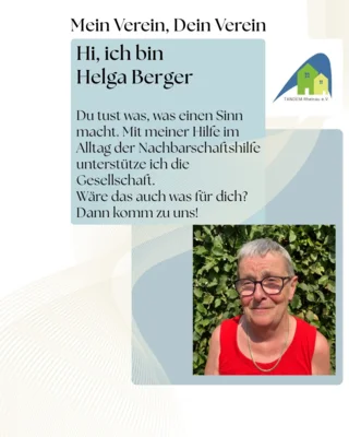 Meldung: Dein Verein, Mein Verein - Helga Berger