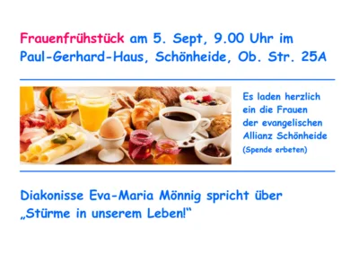 Frauenfrühstück in Schönheide (Bild vergr&ouml;&szlig;ern)