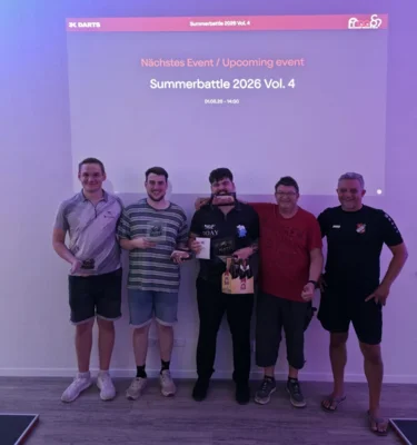 Volle Dartboards und glückliche Sieger brachte das 4. Sommerbattle der FCR-Darter mit sich (Bildnachweis: JG) (Bild vergr&ouml;&szlig;ern)
