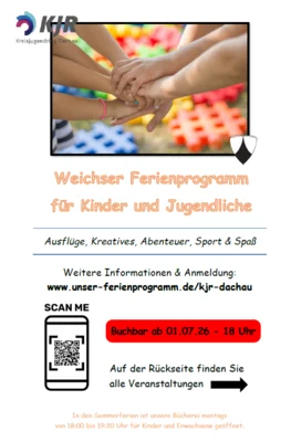🌞 Neue Veranstaltungen und vereinzelt freie Plätze - Ferienprogramm 2026 🌞