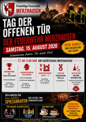 Tag der offenen Tür der Freiwilligen Feuerwehr Merzhausen am 15. August