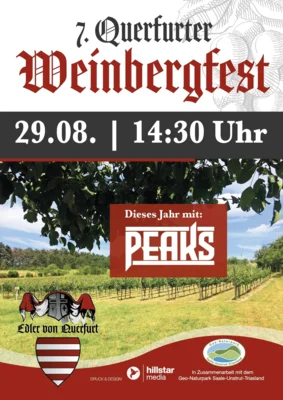Querfurter Weinbergfest am 29. August ab 14:30 Uhr
