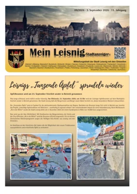 Mein Leisnig - Stadtanzeiger 09/2026 (Bild vergr&ouml;&szlig;ern)