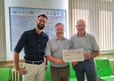 Stadt Mansfeld erhält Gewinnbeteiligung der ÖSA (Bild vergr&ouml;&szlig;ern)