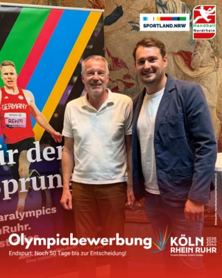 Handballverband Nordrhein e.V. unterstützt Olympiabewerbung KölnRheinRuhr (Bild vergr&ouml;&szlig;ern)