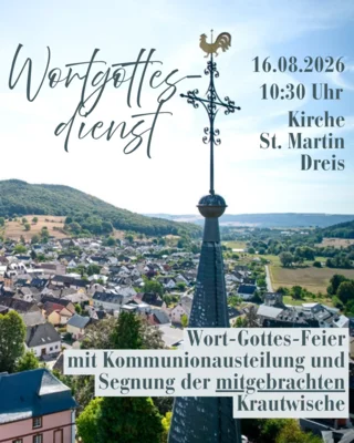 Herzliche Einladung zum Wortgottesdienst
