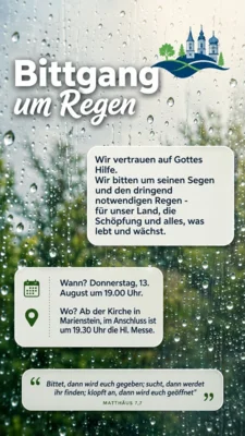 Bittgang und Gottesdienst um Regen (Bild vergr&ouml;&szlig;ern)