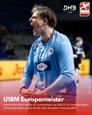 Tjorven Knackstedt wird U18-Europameister und ins All-Star-Team gewählt (Bild vergr&ouml;&szlig;ern)