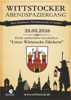 Vorschaubild zur Meldung: Stadtgeschichte erleben beim Wittstocker Abendspaziergang